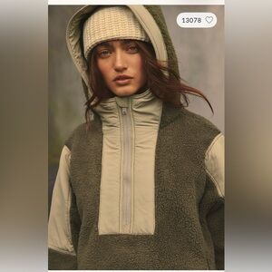 Free People Movement - Lead the Pack Pullover Fleece- Seagrass  - Size Med